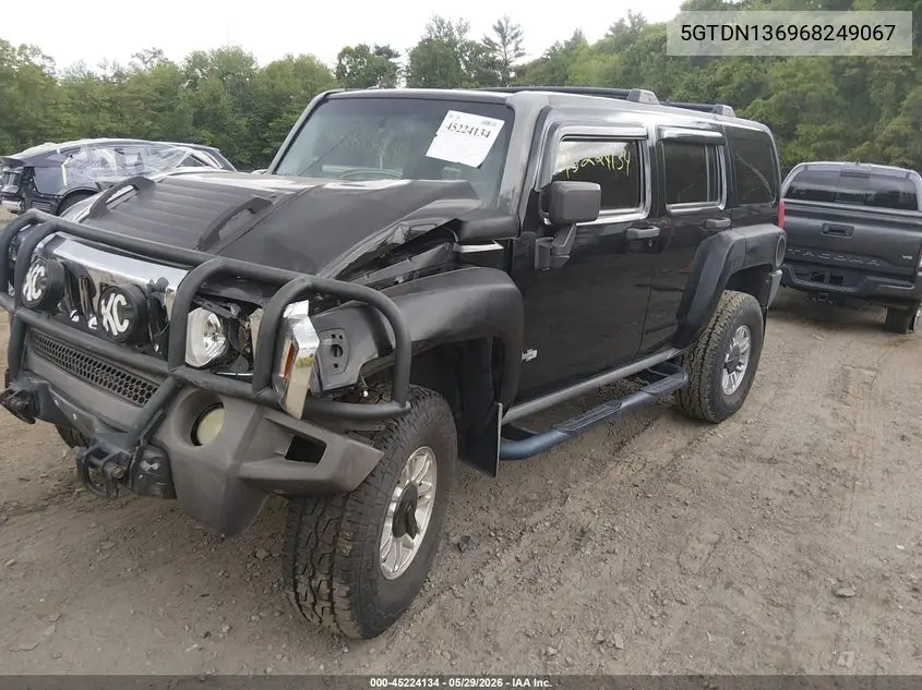 2006 Hummer H3 Suv VIN: 5GTDN136968249067 Lot: 45224134