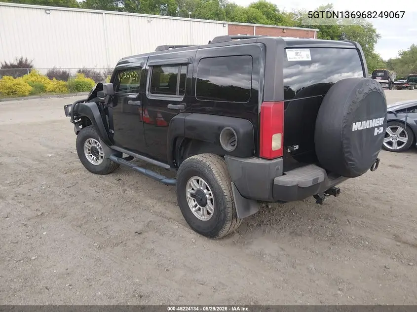 2006 Hummer H3 Suv VIN: 5GTDN136968249067 Lot: 45224134
