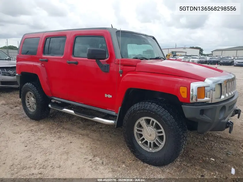 2006 Hummer H3 Suv VIN: 5GTDN136568298556 Lot: 45232178