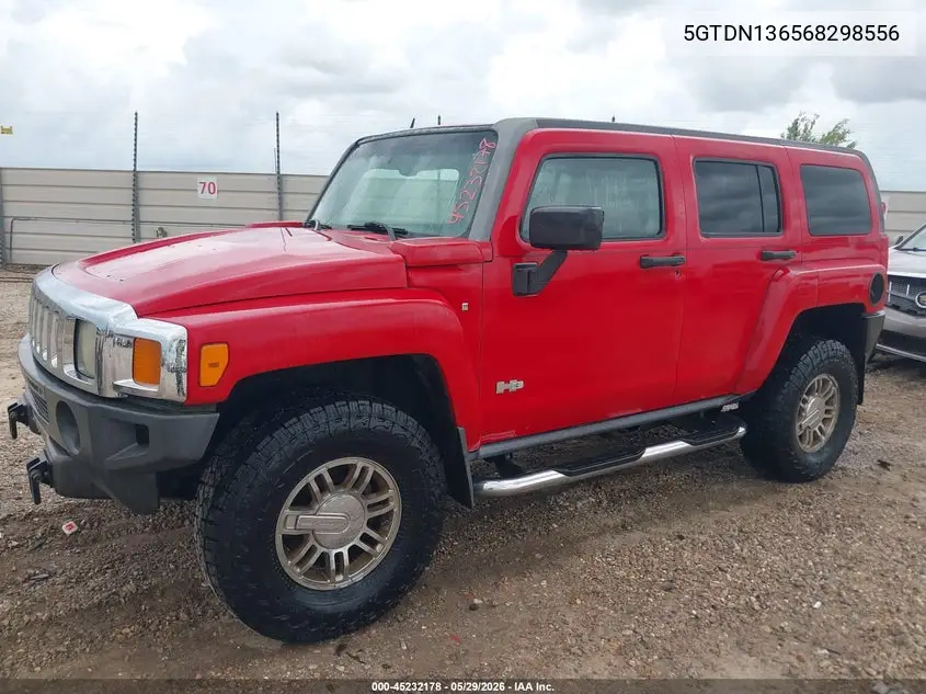 2006 Hummer H3 Suv VIN: 5GTDN136568298556 Lot: 45232178