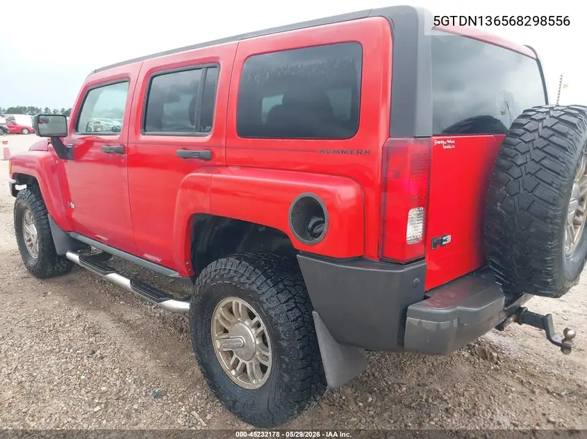 2006 Hummer H3 Suv VIN: 5GTDN136568298556 Lot: 45232178