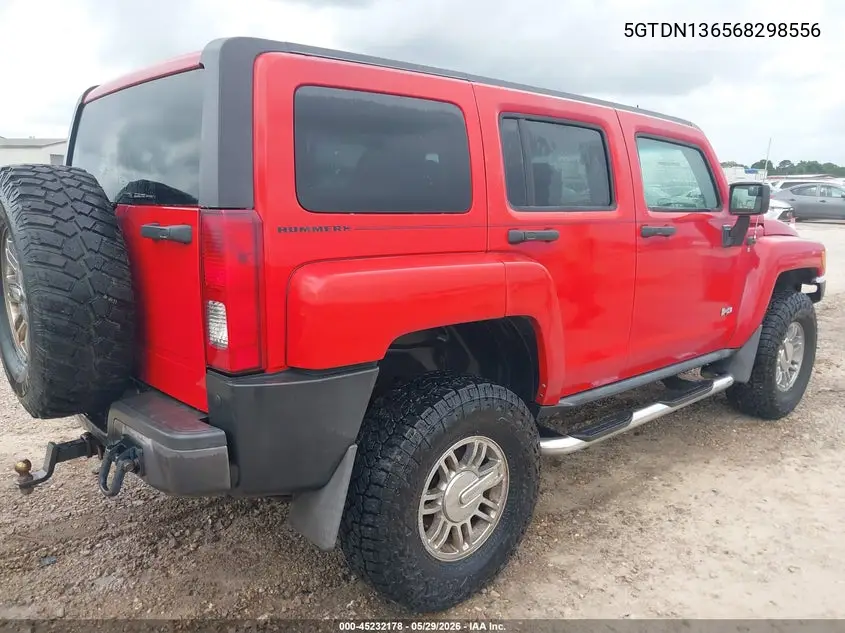 2006 Hummer H3 Suv VIN: 5GTDN136568298556 Lot: 45232178