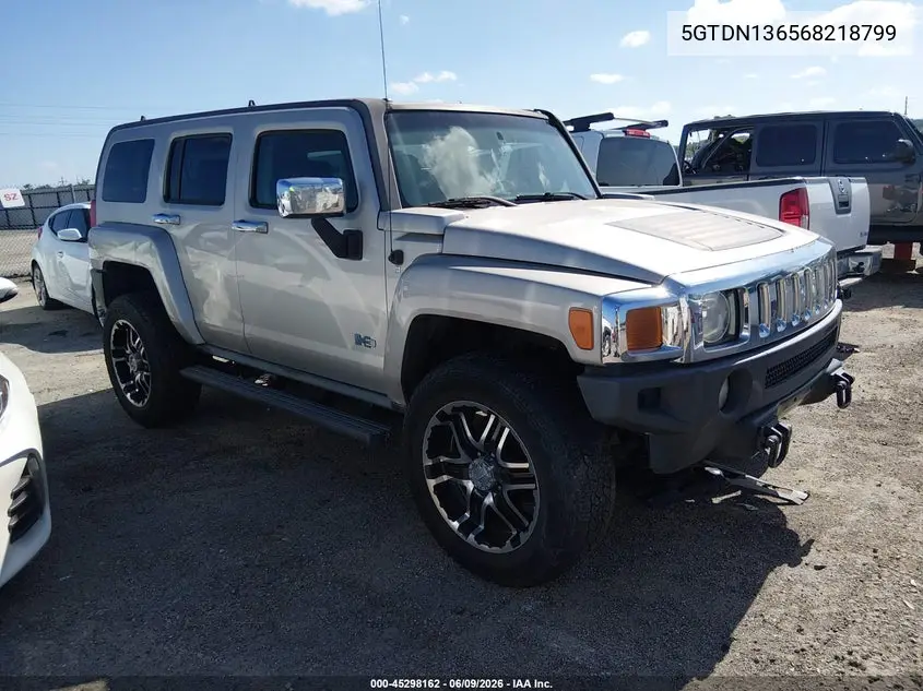 2006 Hummer H3 Suv VIN: 5GTDN136568218799 Lot: 45298162