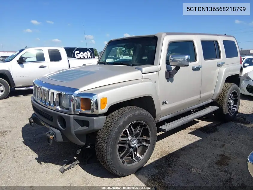 2006 Hummer H3 Suv VIN: 5GTDN136568218799 Lot: 45298162