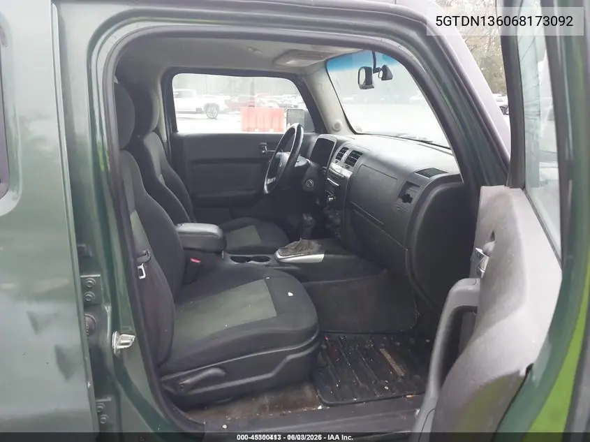 2006 Hummer H3 Suv VIN: 5GTDN136068173092 Lot: 45300413