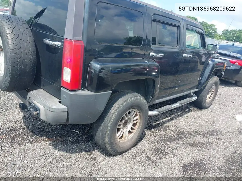 2006 Hummer H3 Suv VIN: 5GTDN136968209622 Lot: 45302093