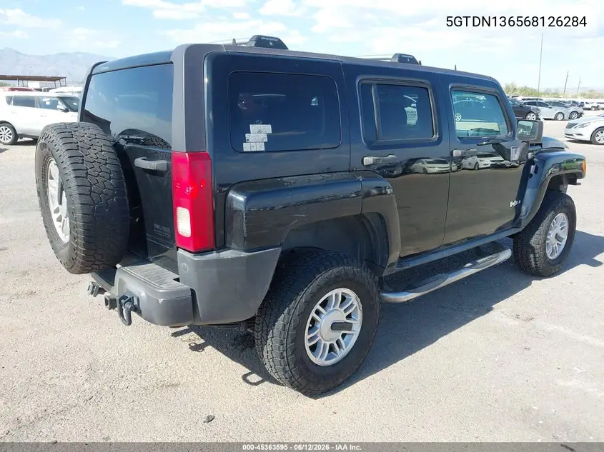 2006 Hummer H3 Suv VIN: 5GTDN136568126284 Lot: 45363595