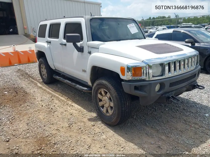 2006 Hummer H3 Suv VIN: 5GTDN136668196876 Lot: 45376426