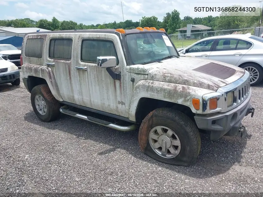 2006 Hummer H3 Suv VIN: 5GTDN136868244300 Lot: 45429647