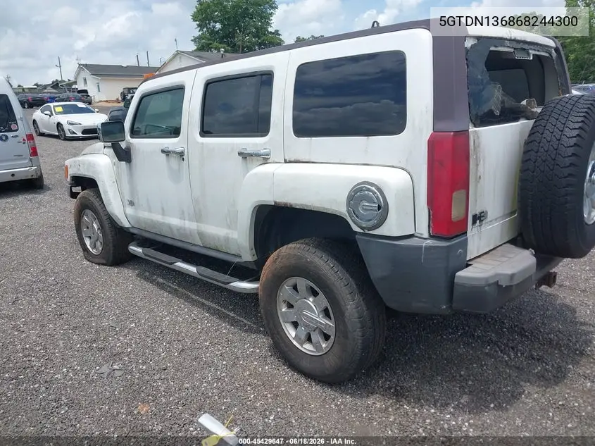 2006 Hummer H3 Suv VIN: 5GTDN136868244300 Lot: 45429647