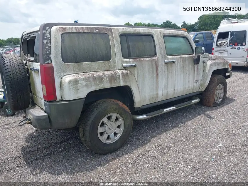 2006 Hummer H3 Suv VIN: 5GTDN136868244300 Lot: 45429647