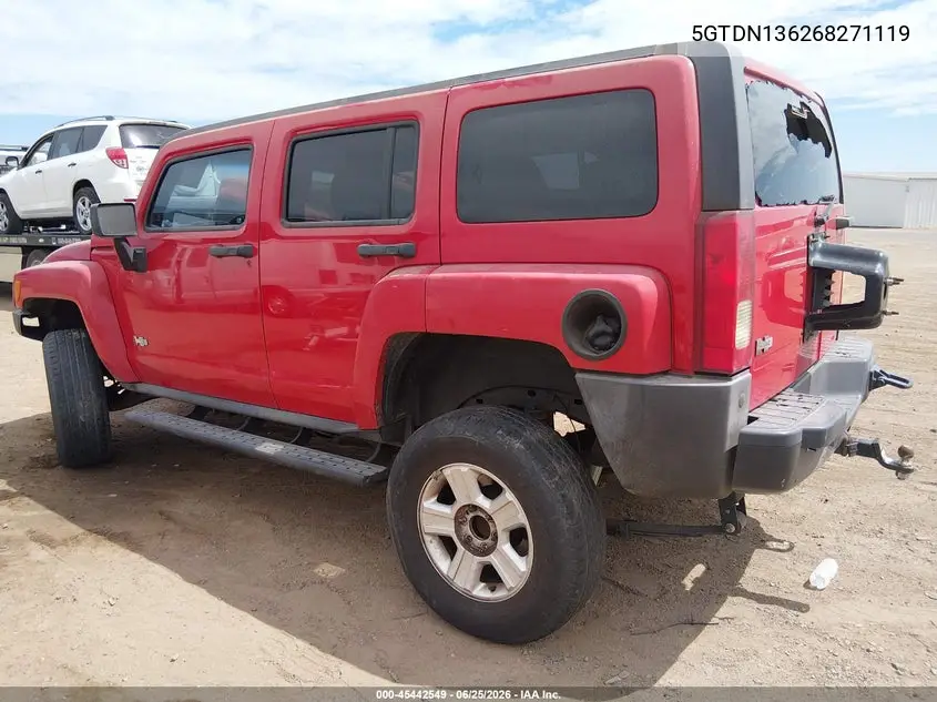 2006 Hummer H3 Suv VIN: 5GTDN136268271119 Lot: 45442549
