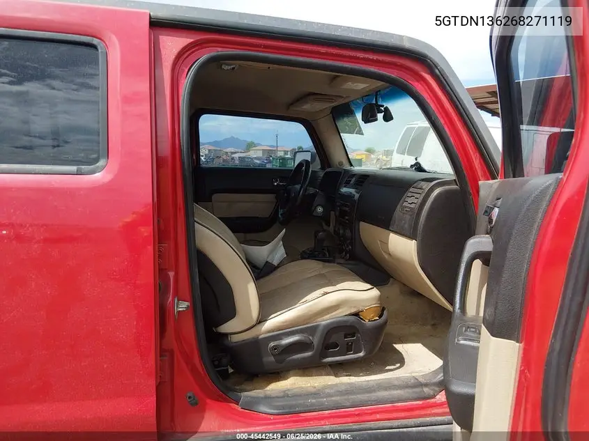 2006 Hummer H3 Suv VIN: 5GTDN136268271119 Lot: 45442549
