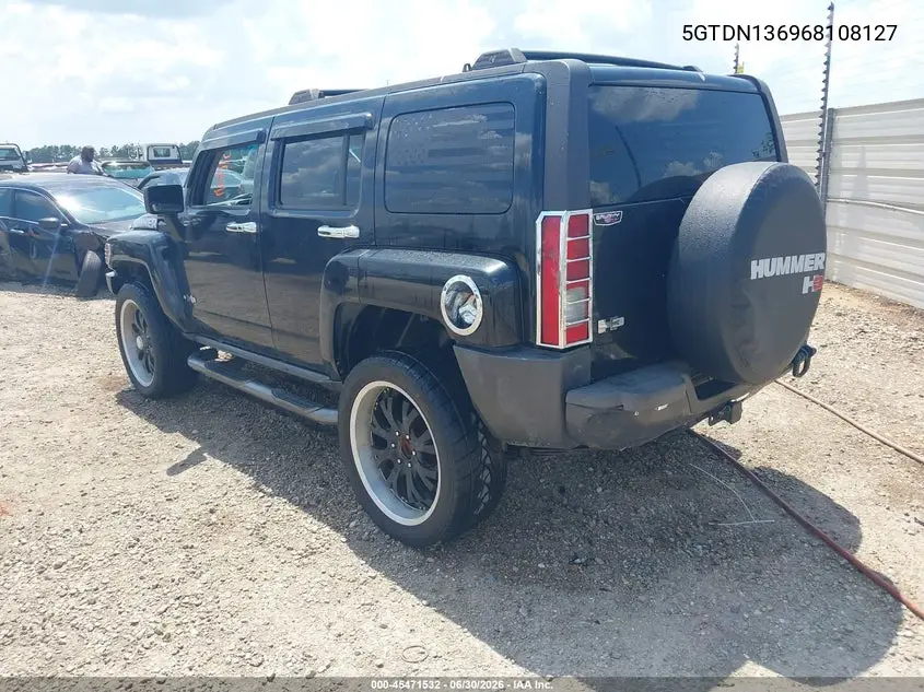 2006 Hummer H3 Suv VIN: 5GTDN136968108127 Lot: 45471532