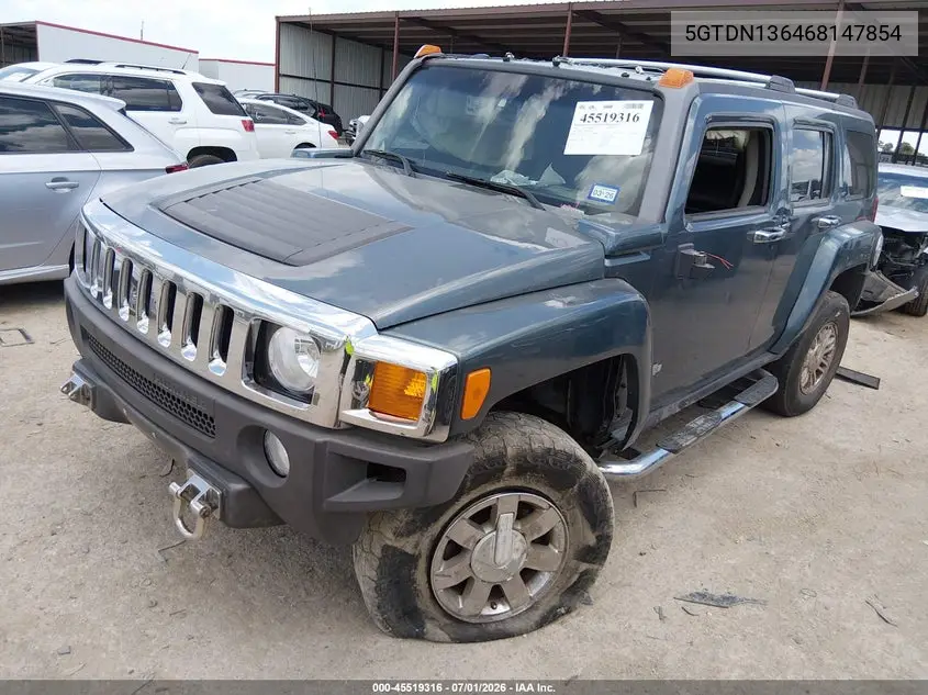 2006 Hummer H3 Suv VIN: 5GTDN136468147854 Lot: 45519316