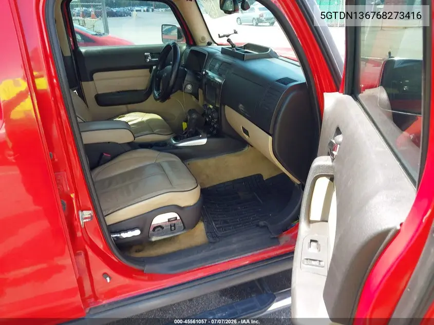 2006 Hummer H3 Suv VIN: 5GTDN136768273416 Lot: 45561057