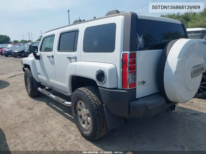 2006 Hummer H3 Suv VIN: 5GTDN136868126909 Lot: 45640366