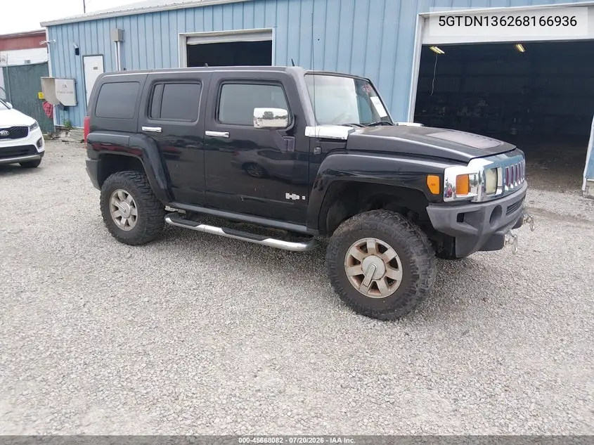 2006 Hummer H3 Suv VIN: 5GTDN136268166936 Lot: 45668082