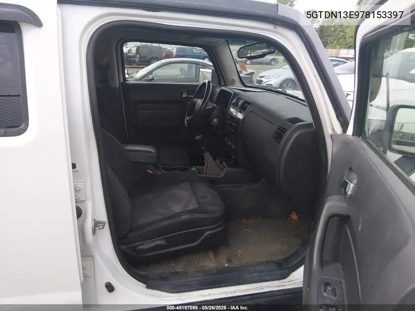 2007 Hummer H3 Suv VIN: 5GTDN13E978153397 Lot: 45197098