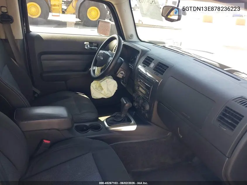 2007 Hummer H3 Suv VIN: 5GTDN13E878236223 Lot: 45267103