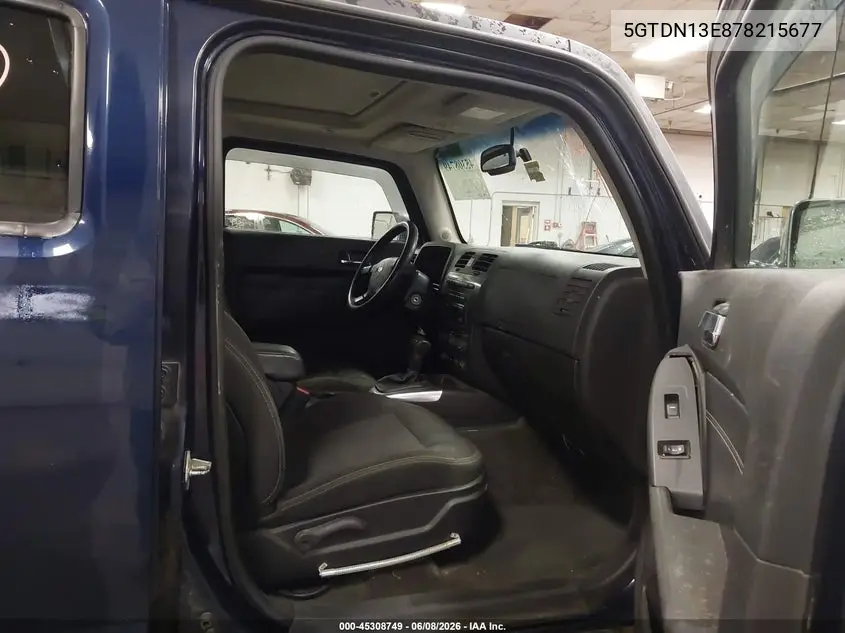 2007 Hummer H3 Suv VIN: 5GTDN13E878215677 Lot: 45308749