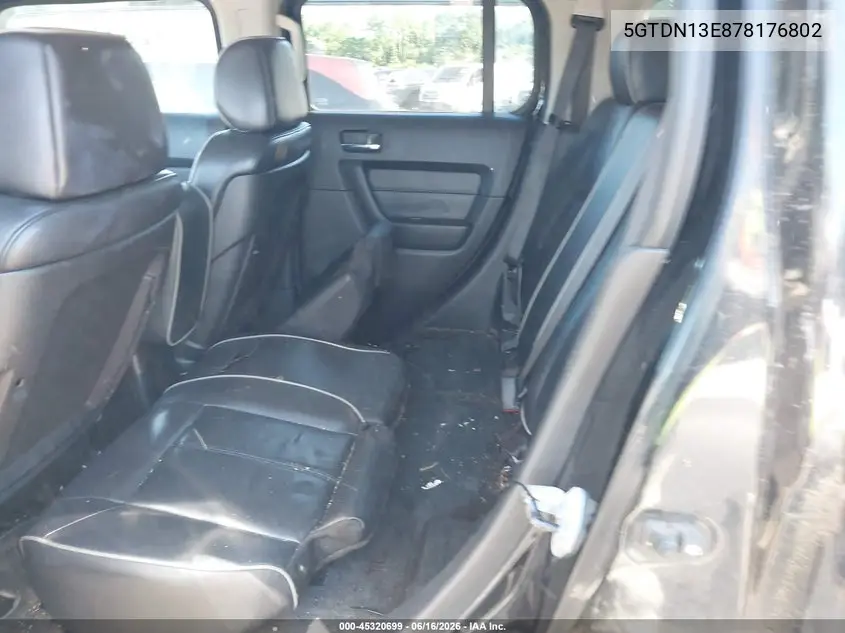 2007 Hummer H3 Suv VIN: 5GTDN13E878176802 Lot: 45320699
