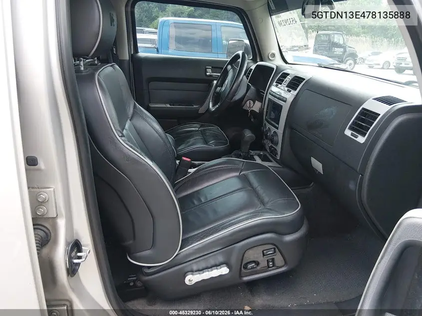 2007 Hummer H3 Suv VIN: 5GTDN13E478135888 Lot: 45329230
