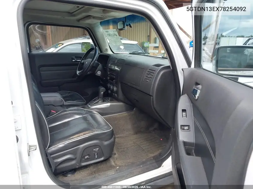 2007 Hummer H3 Suv VIN: 5GTDN13EX78254092 Lot: 45511385