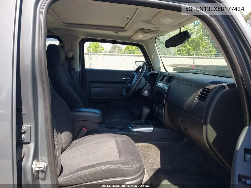 2008 Hummer H3 Suv VIN: 5GTEN13EX88177424 Lot: 44856266