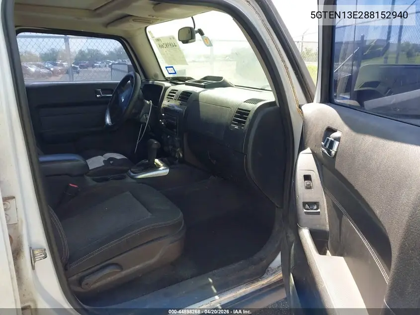 2008 Hummer H3 Suv VIN: 5GTEN13E288152940 Lot: 44898268