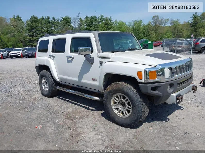 2008 Hummer H3 Suv VIN: 5GTEN13EX88180582 Lot: 45151134