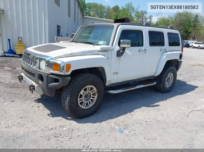 2008 Hummer H3 Suv VIN: 5GTEN13EX88180582 Lot: 45151134
