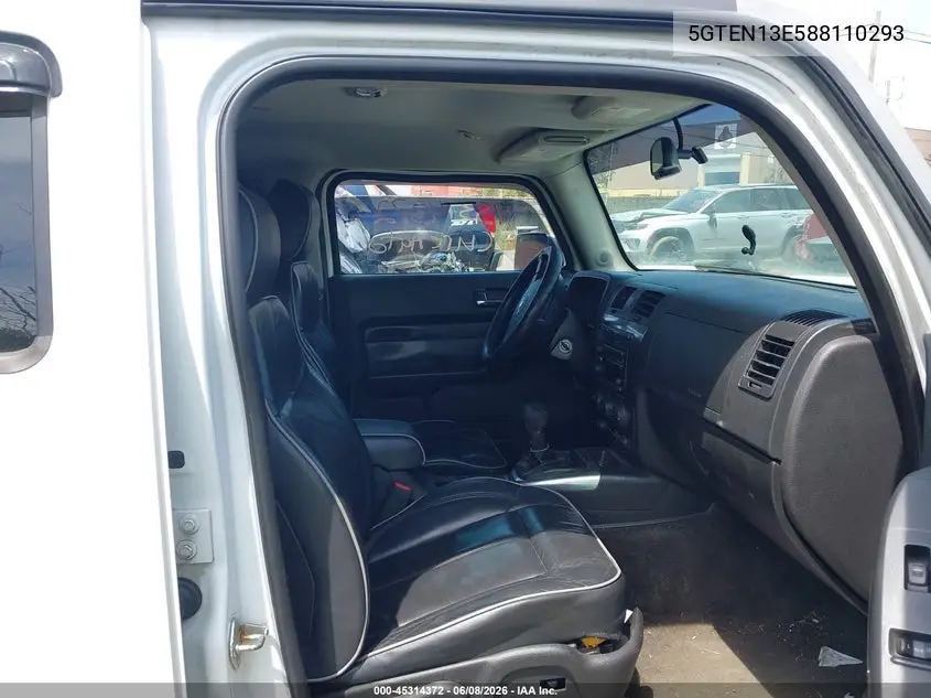2008 Hummer H3 Suv VIN: 5GTEN13E588110293 Lot: 45314372