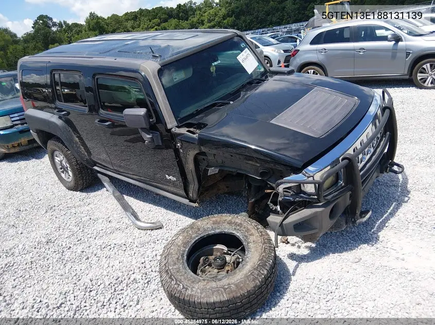 2008 Hummer H3 Suv VIN: 5GTEN13E188131139 Lot: 45364975