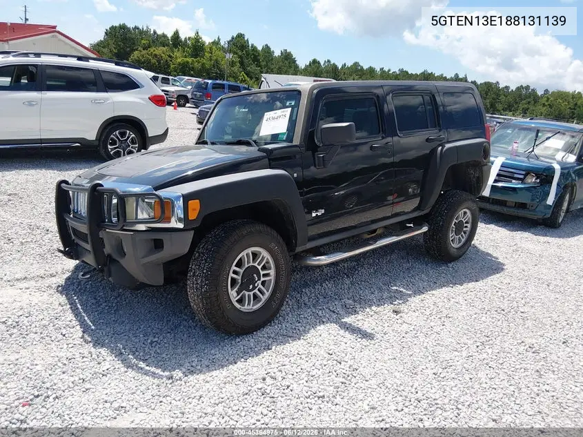 2008 Hummer H3 Suv VIN: 5GTEN13E188131139 Lot: 45364975