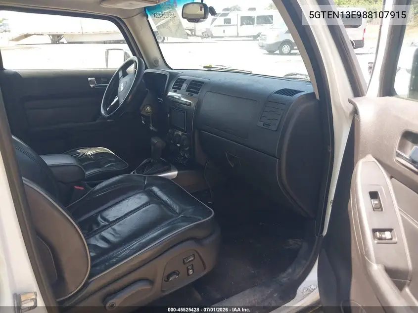 2008 Hummer H3 Suv Luxury VIN: 5GTEN13E988107915 Lot: 45525428