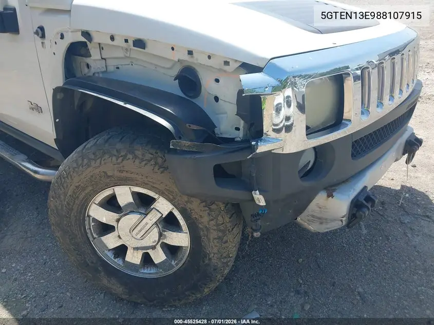 2008 Hummer H3 Suv Luxury VIN: 5GTEN13E988107915 Lot: 45525428