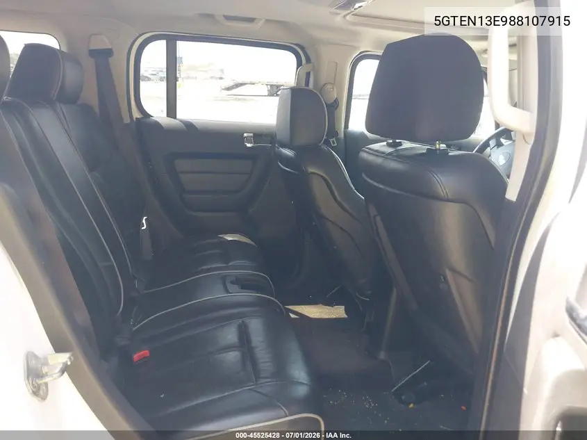 2008 Hummer H3 Suv Luxury VIN: 5GTEN13E988107915 Lot: 45525428