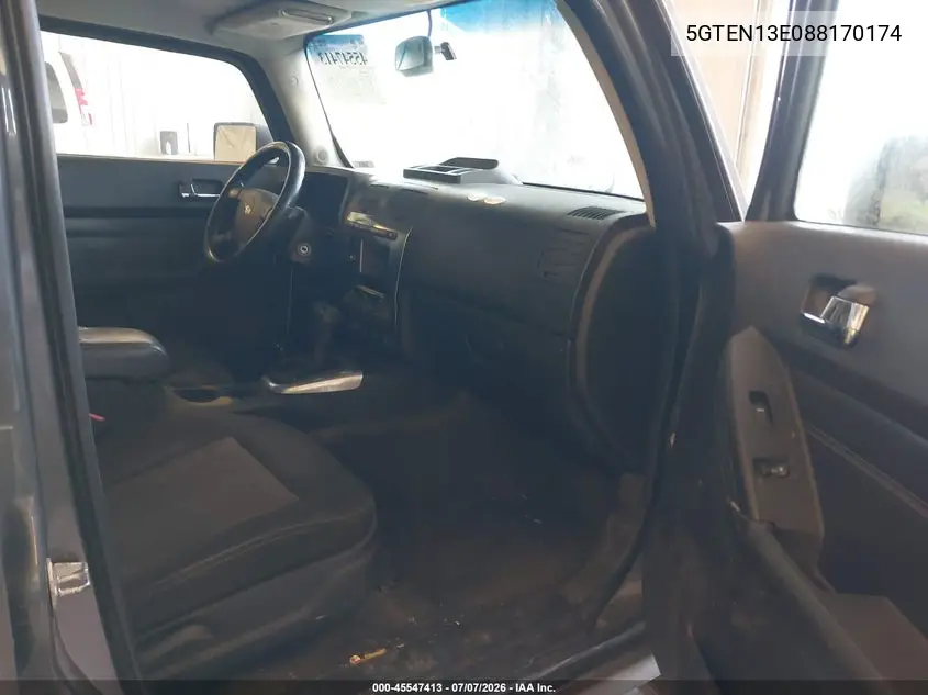 2008 Hummer H3 Suv VIN: 5GTEN13E088170174 Lot: 45547413