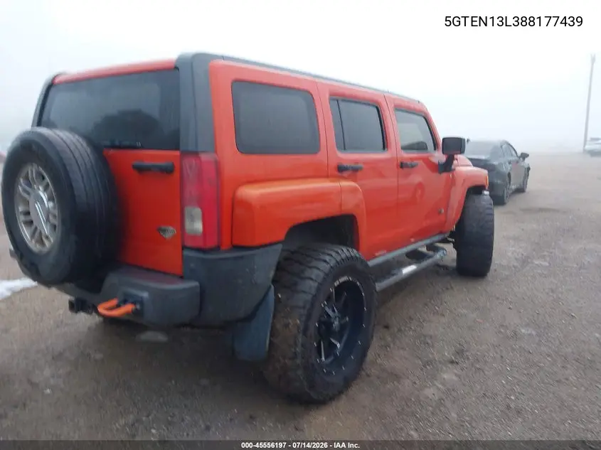 2008 Hummer H3 Suv Alpha VIN: 5GTEN13L388177439 Lot: 45556197