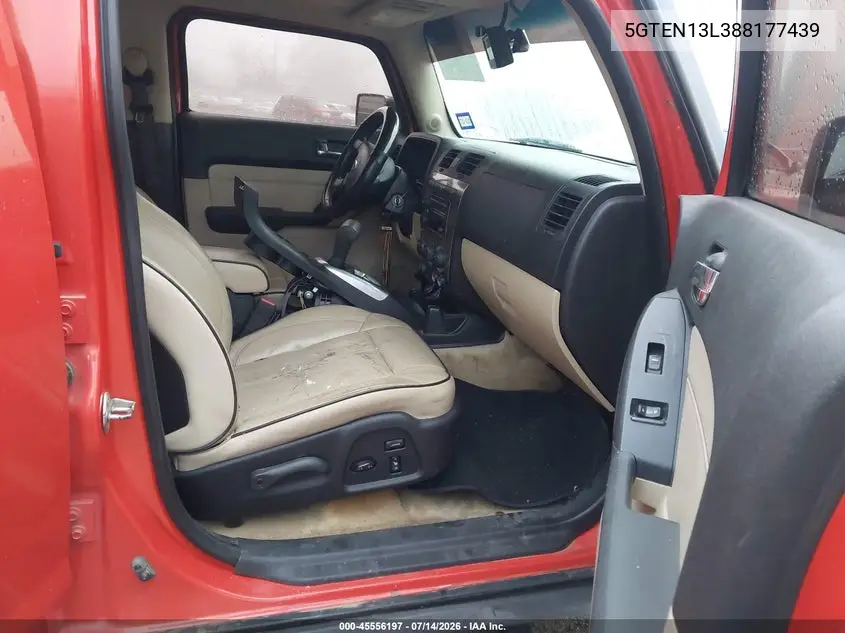 2008 Hummer H3 Suv Alpha VIN: 5GTEN13L388177439 Lot: 45556197