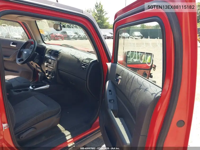 2008 Hummer H3 Suv VIN: 5GTEN13EX88115182 Lot: 45557802