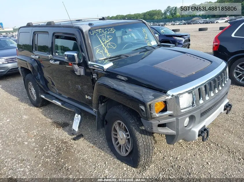 5GTEN63L488185806 2008 Hummer H3 Suv Alpha
