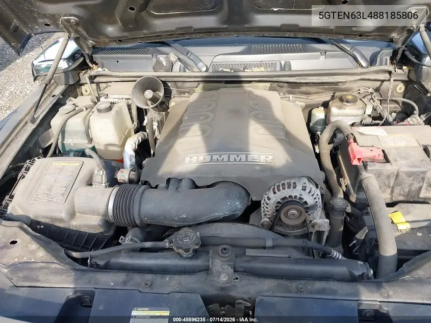 5GTEN63L488185806 2008 Hummer H3 Suv Alpha