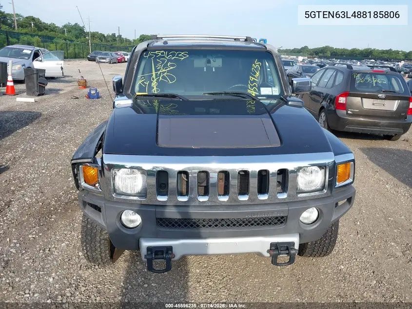 5GTEN63L488185806 2008 Hummer H3 Suv Alpha