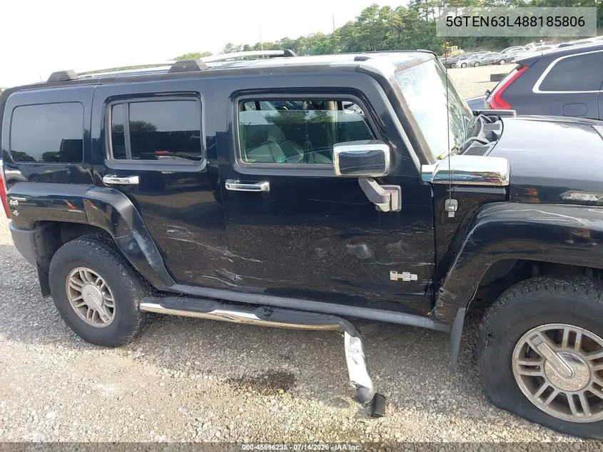 5GTEN63L488185806 2008 Hummer H3 Suv Alpha