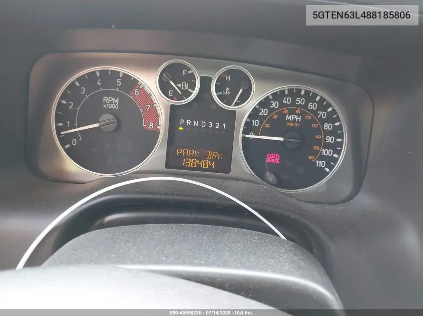 5GTEN63L488185806 2008 Hummer H3 Suv Alpha
