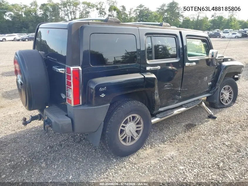5GTEN63L488185806 2008 Hummer H3 Suv Alpha