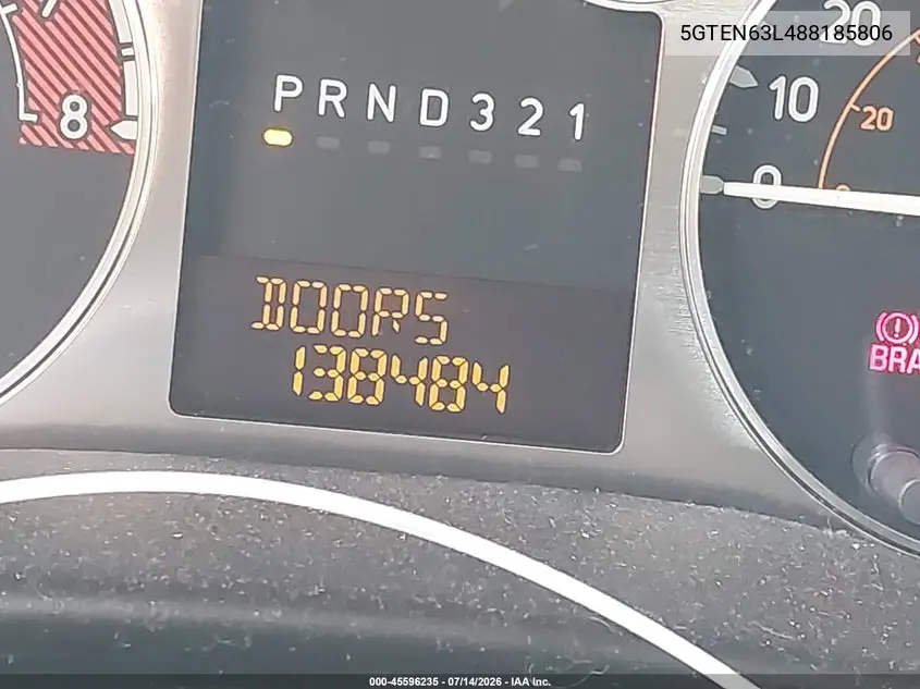 5GTEN63L488185806 2008 Hummer H3 Suv Alpha