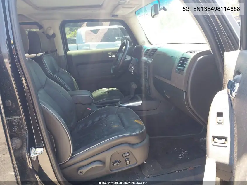 2009 Hummer H3 Suv VIN: 5GTEN13E498114868 Lot: 45262683